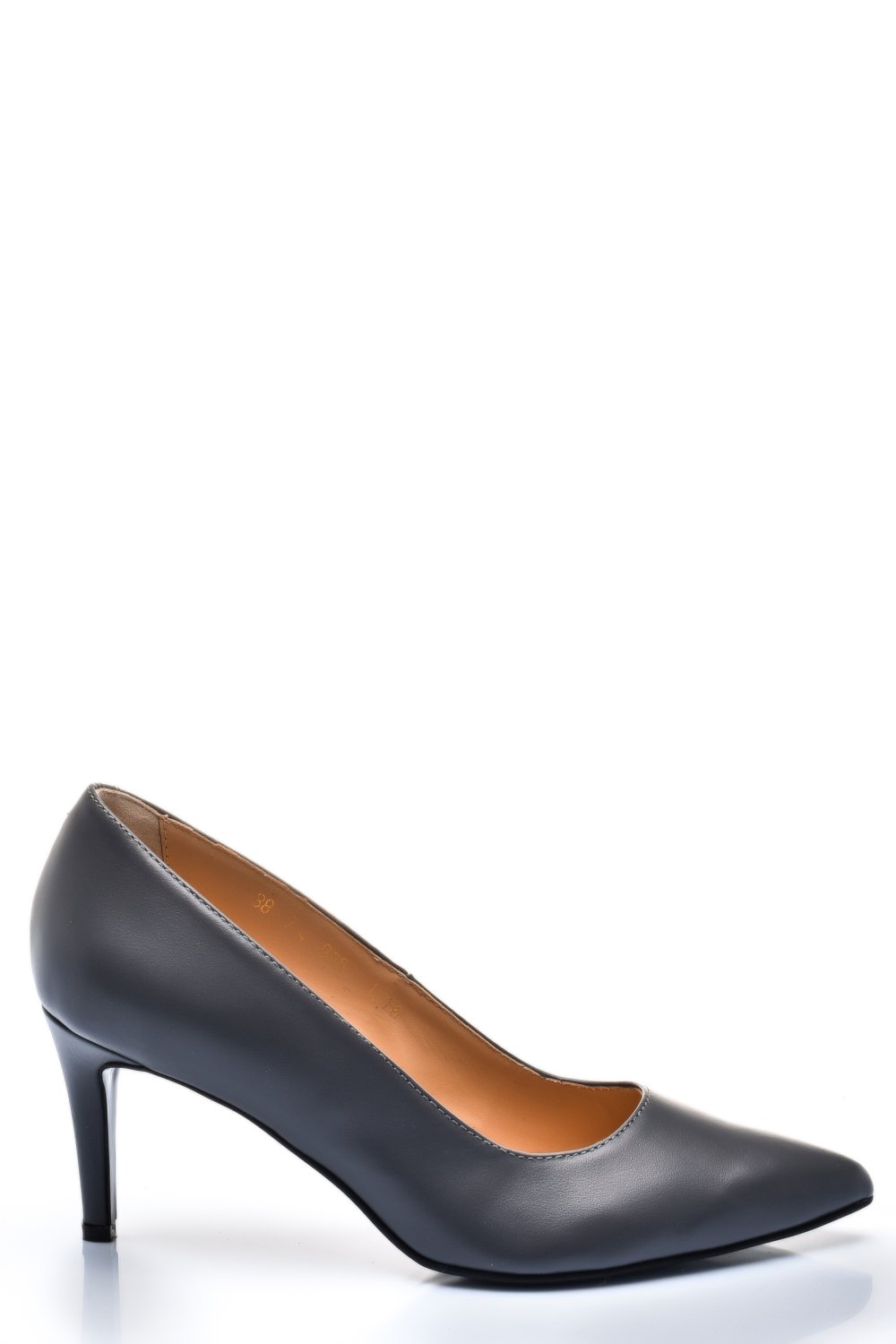 PANTOFI DAMA GUBAN PIELE NATURALA GRI INCHIS 1S77218