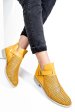 Ghete galbene piele naturala 2pc21817np