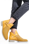 GHETE GALBENE PIELE NATURALA 2PC21817NP