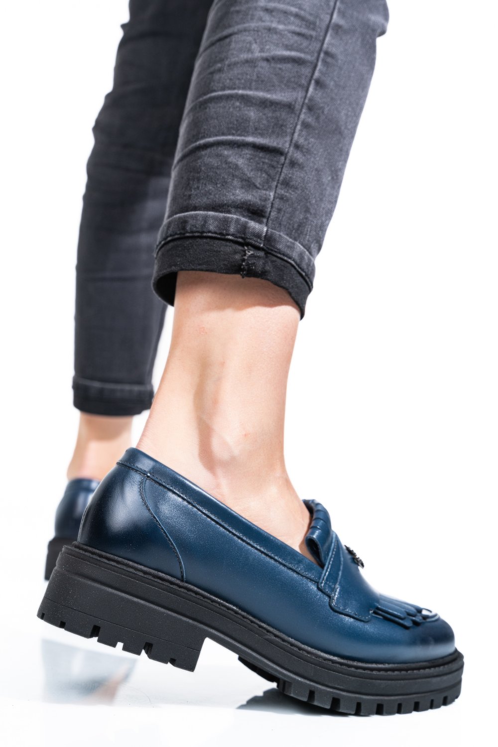 MOCASINI BLEUMARIN PIELE NATURALA 3S7701