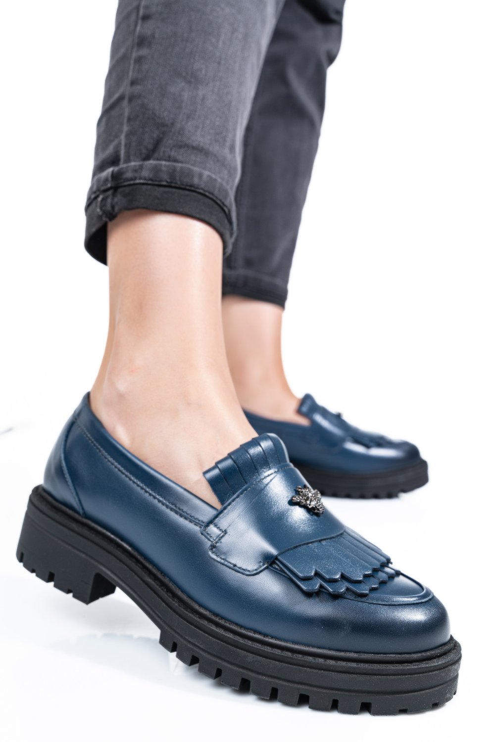 MOCASINI BLEUMARIN PIELE NATURALA 3S7701