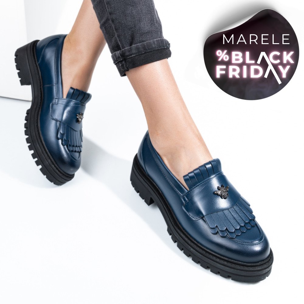 MOCASINI BLEUMARIN PIELE NATURALA 3S7701