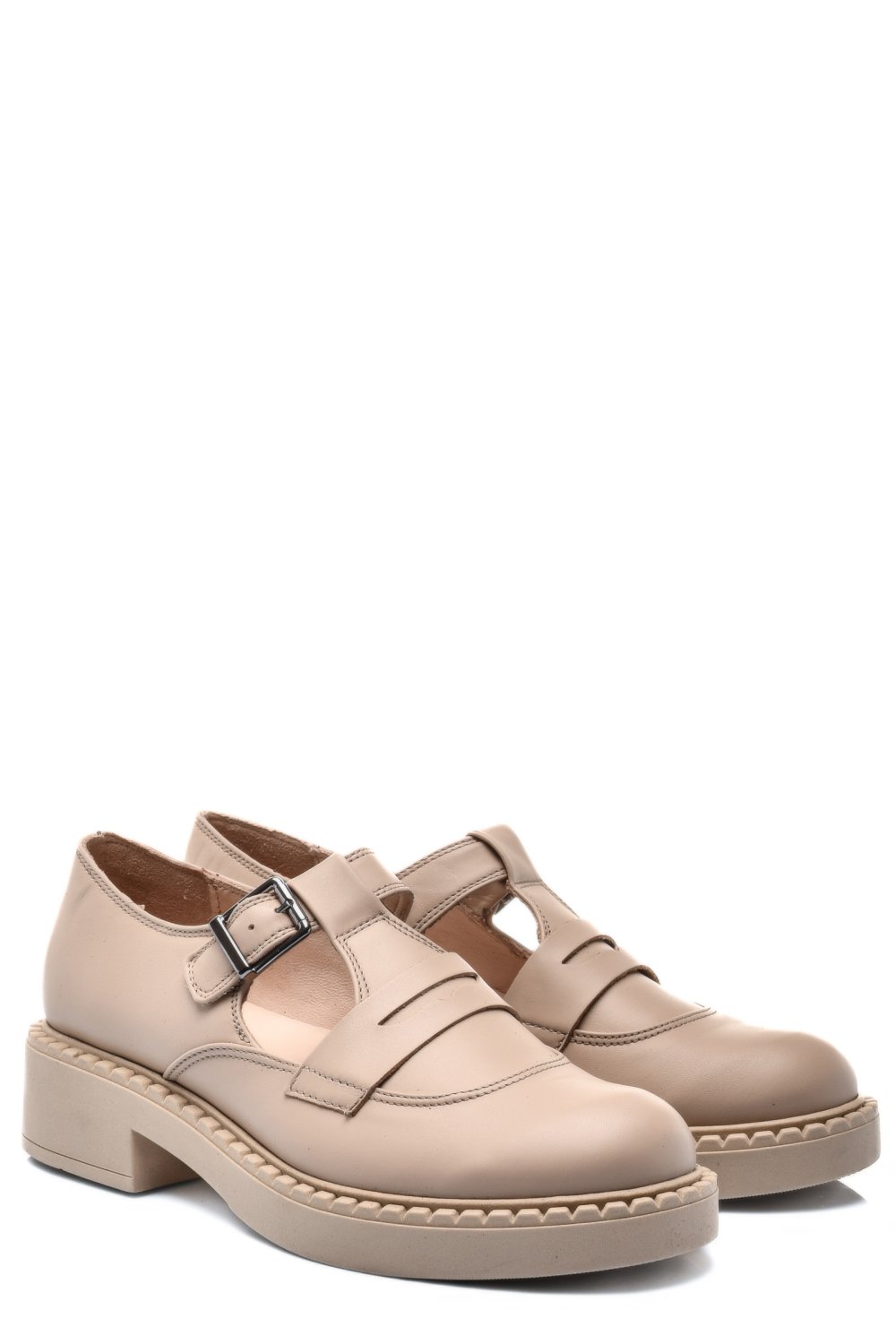 PANTOFI CREM PIELE NATURALA 4S7739