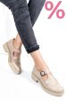 Pantofi crem piele naturala 4s7739