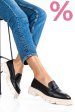 Mocasini dama piele naturala negri 1s770042