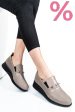 Pantofi gri piele naturala 4s7747