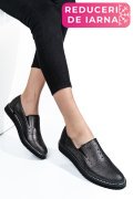 PANTOFI NEGRU PIELE NATURALA 1PC14155