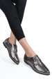 Pantofi argintiu sidef piele naturala 9pc01