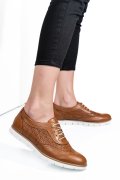 PANTOFI BEJ PIELE NATURALA 9PC00
