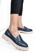 MOCASINI DAMA PIELE NATURALA BLEUMARIN 1S770042