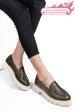 Mocasini khaki piele naturala 1s770042