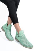 GHETE VERDE DESCHIS PIELE NATURALA 2PC21817NP