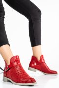 GHETE ROSII PIELE NATURALA 2S7721817NP
