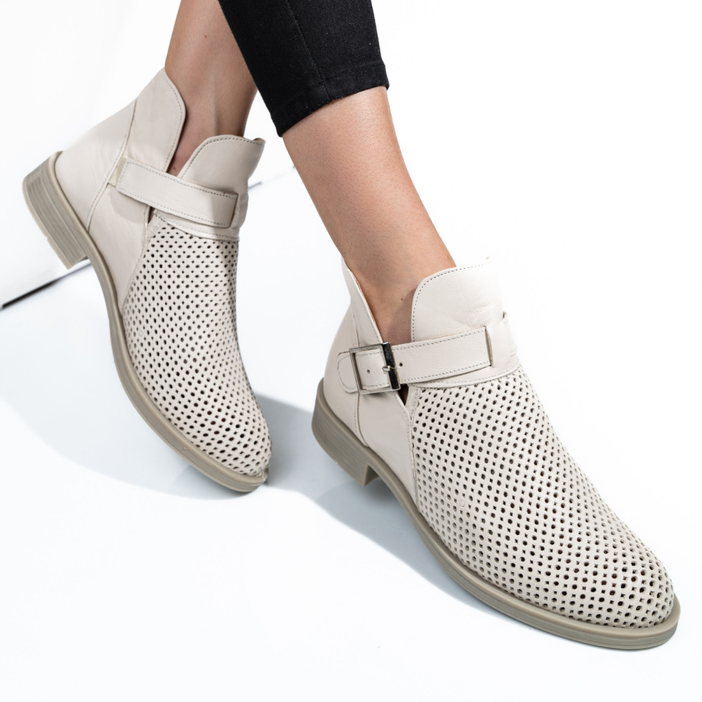 GHETE CREM PIELE NATURALA 2PC21817NP