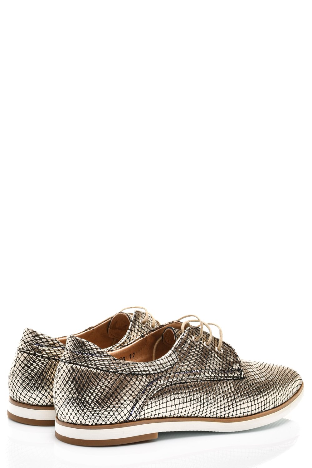 PANTOFI AURII PIELE NATURALA 9PC01