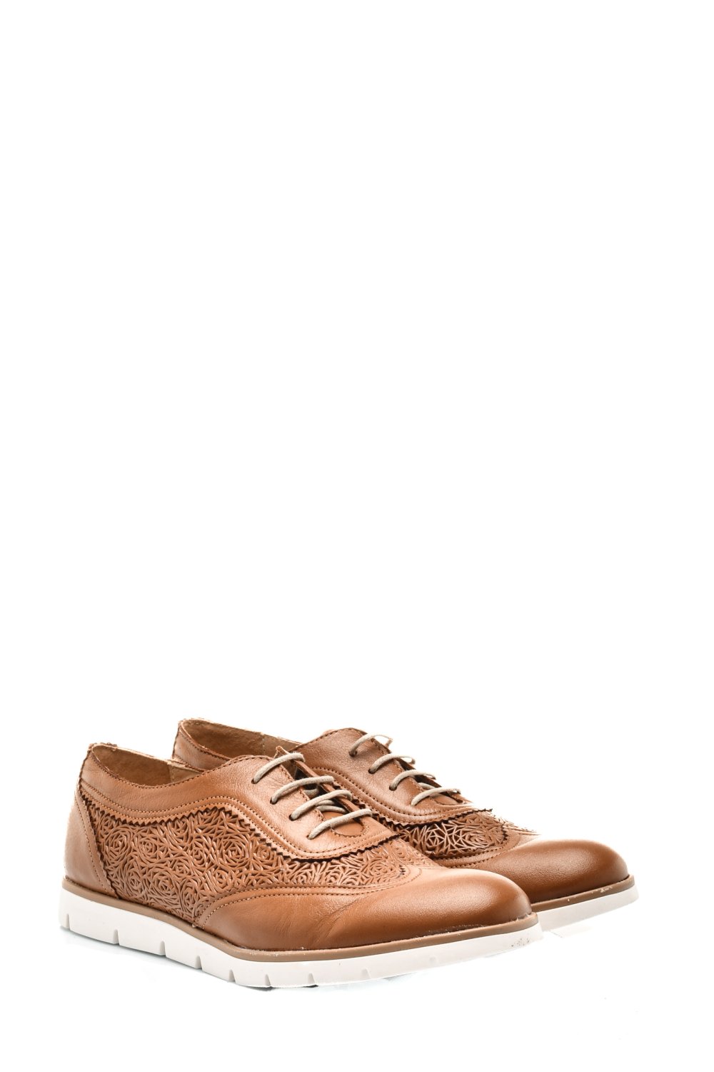 PANTOFI BEJ PIELE NATURALA 9PC00