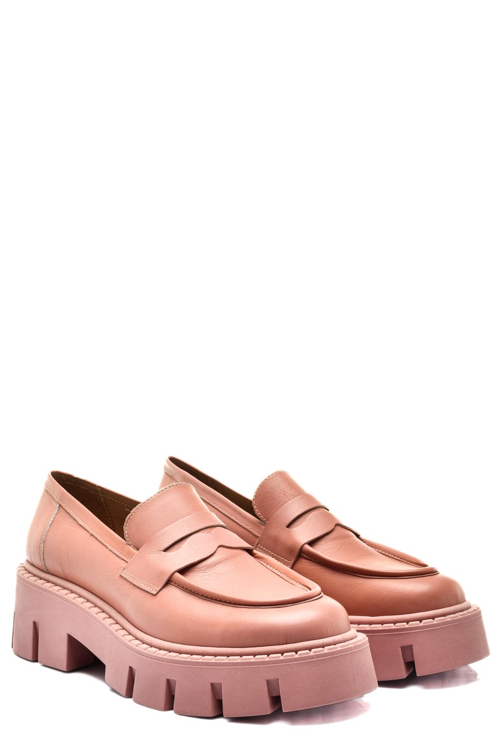 MOCASINI NUDE PIELE NATURALA E2325713