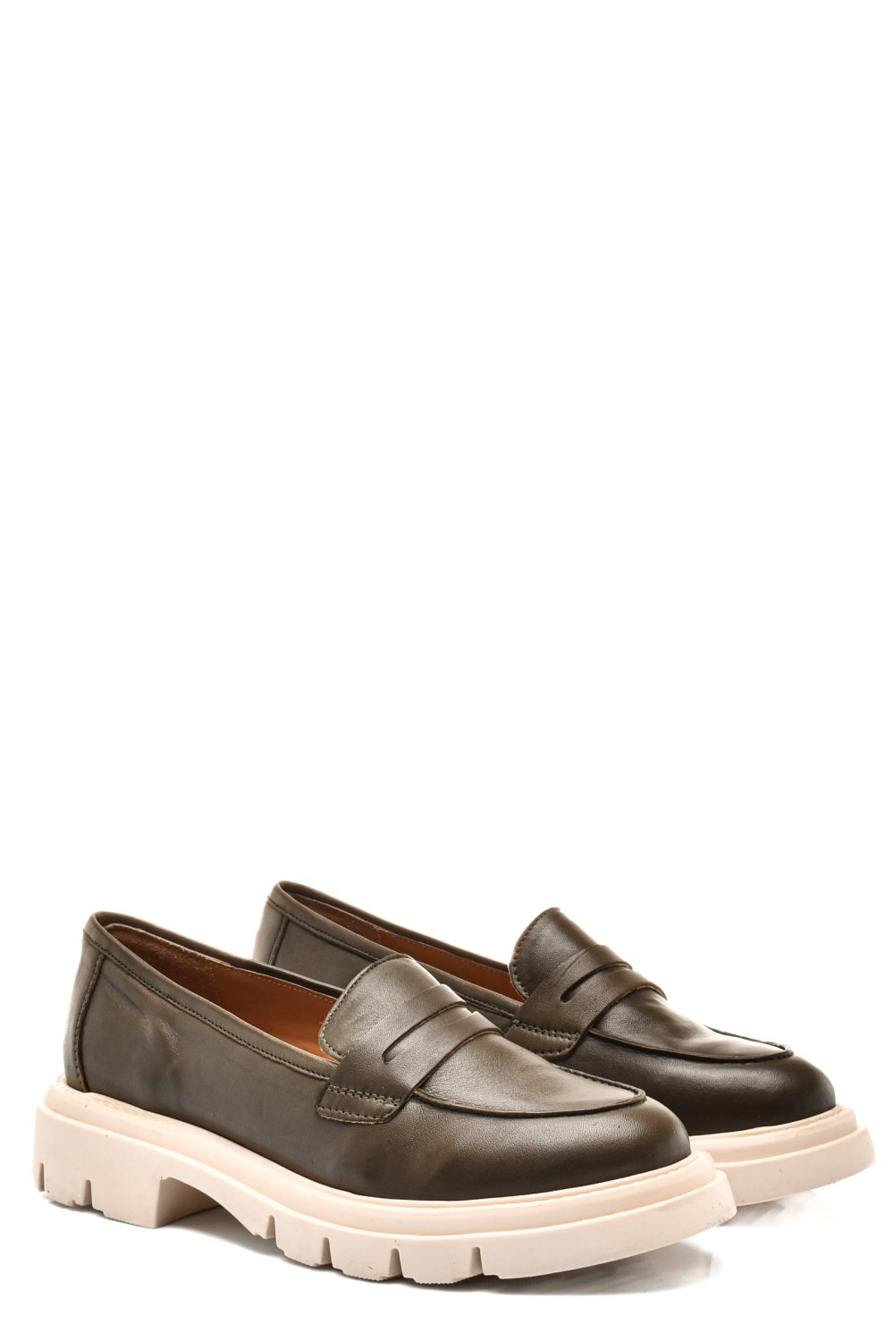 MOCASINI KHAKI PIELE NATURALA 1S770042