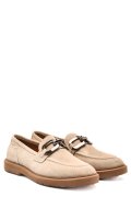 MOCASINI TAUPE PIELE NATURALA INTOARSA 1S771205