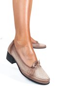 PANTOFI BEJ PIELE NATURALA 5PC10