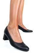 PANTOFI DAMA GUBAN PIELE NATURALA NEGRI TOC SNK 3S77475