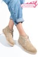 Ghete bej piele naturala intoarsa gs77y5234