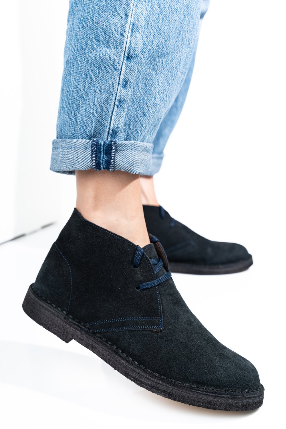 GHETE BLEUMARIN PIELE NATURALA INTOARSA GMV5234