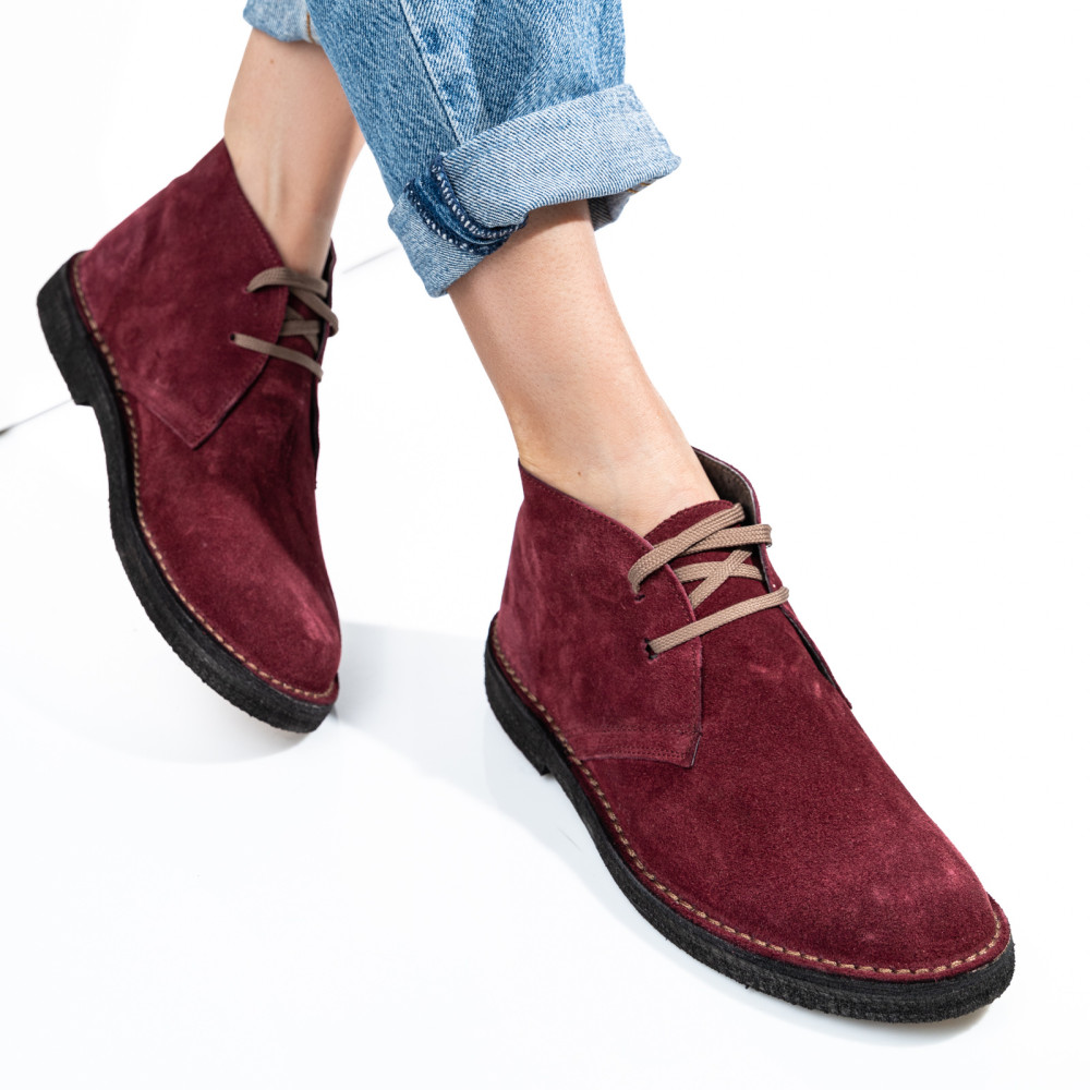 GHETE BORDO PIELE NATURALA INTOARSA GMV5234