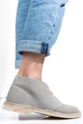 GHETE GRI PIELE NATURALA INTOARSA GS77Y5234B