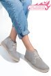 Ghete gri piele naturala intoarsa gs77y5234b