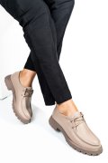 MOCASINI TAUPE PIELE NATURALA 4PC247