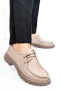 MOCASINI TAUPE PIELE NATURALA 4PC247