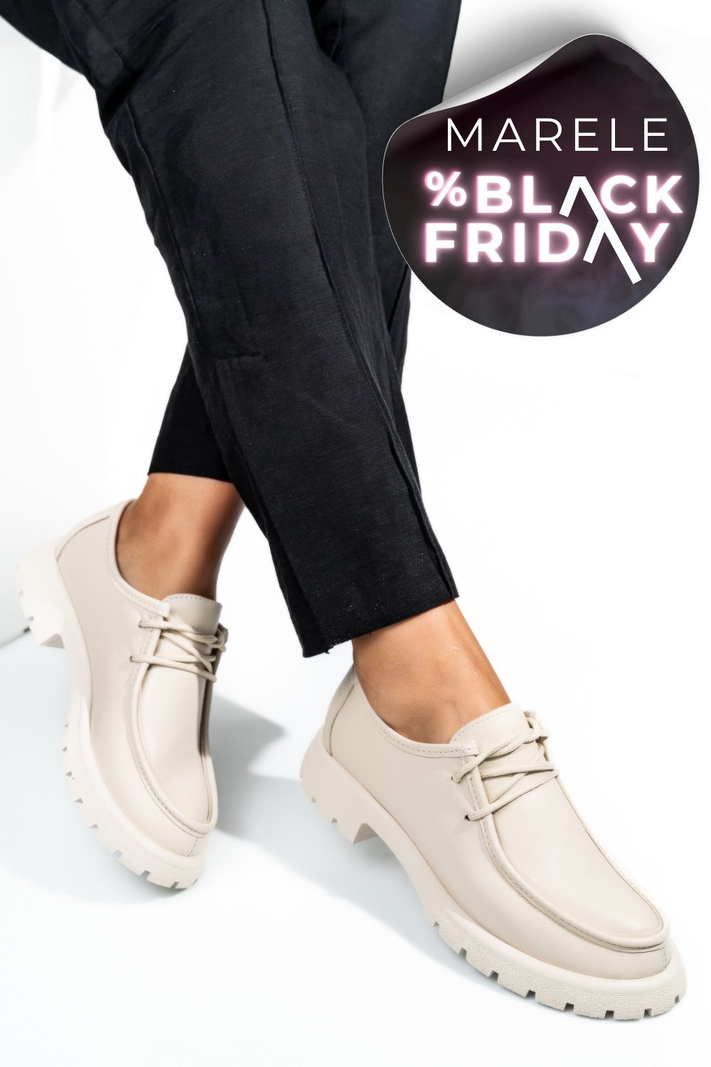 MOCASINI BEJ PIELE NATURALA 4PC247