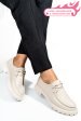 Mocasini bej piele naturala 4pc247