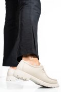 MOCASINI BEJ PIELE NATURALA 4PC247