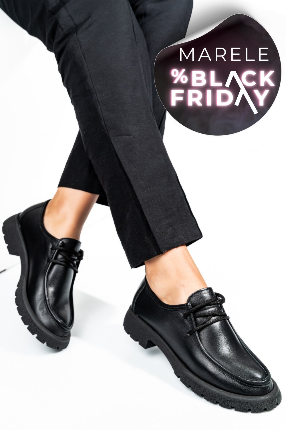 MOCASINI NEGRI PIELE NATURALA 4PC247