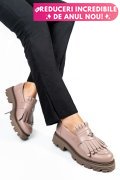 MOCASINI DAMA PIELE NATURALA NUDE 3S7795