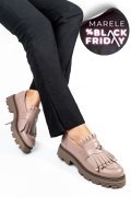 MOCASINI DAMA PIELE NATURALA NUDE 3S7795