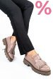 Mocasini dama piele naturala nude 3s7795