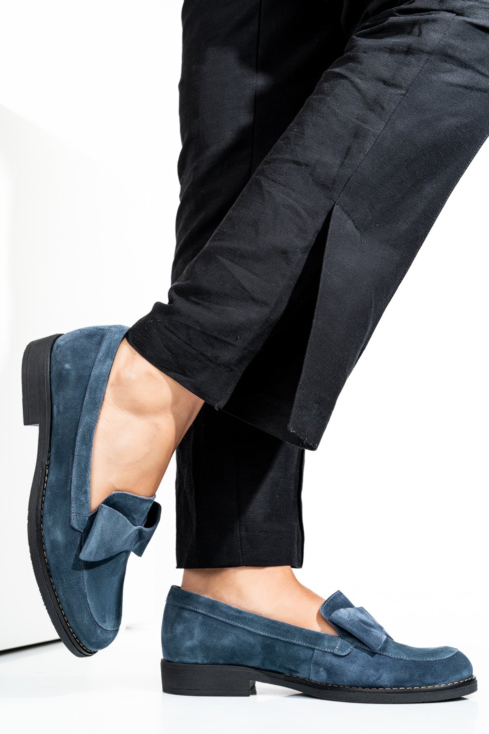 MOCASINI BLEUMARIN PIELE NATURALA INTOARSA 2S77110