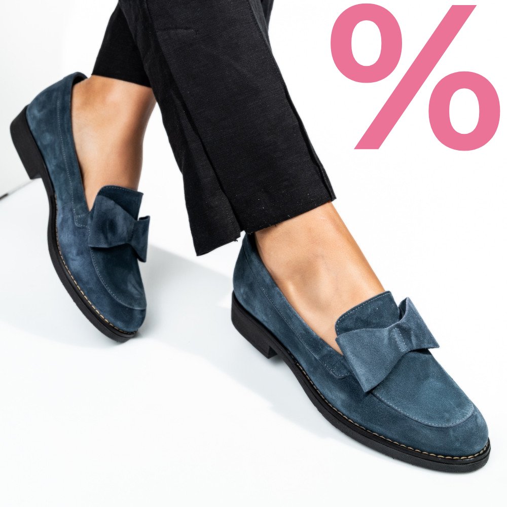 MOCASINI BLEUMARIN PIELE NATURALA INTOARSA 2S77110