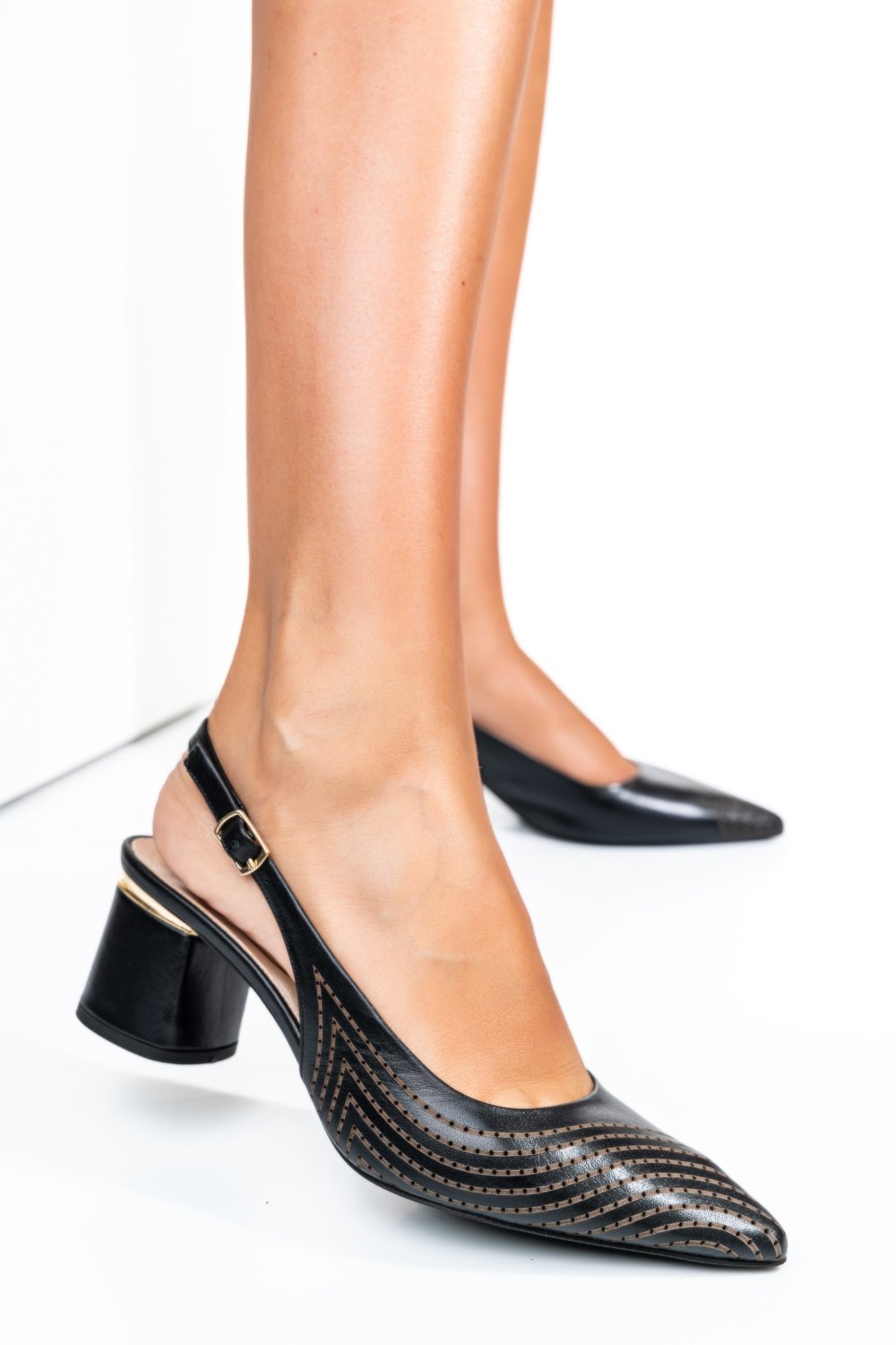 PANTOFI NEGRI PIELE NATURALA 1S77479