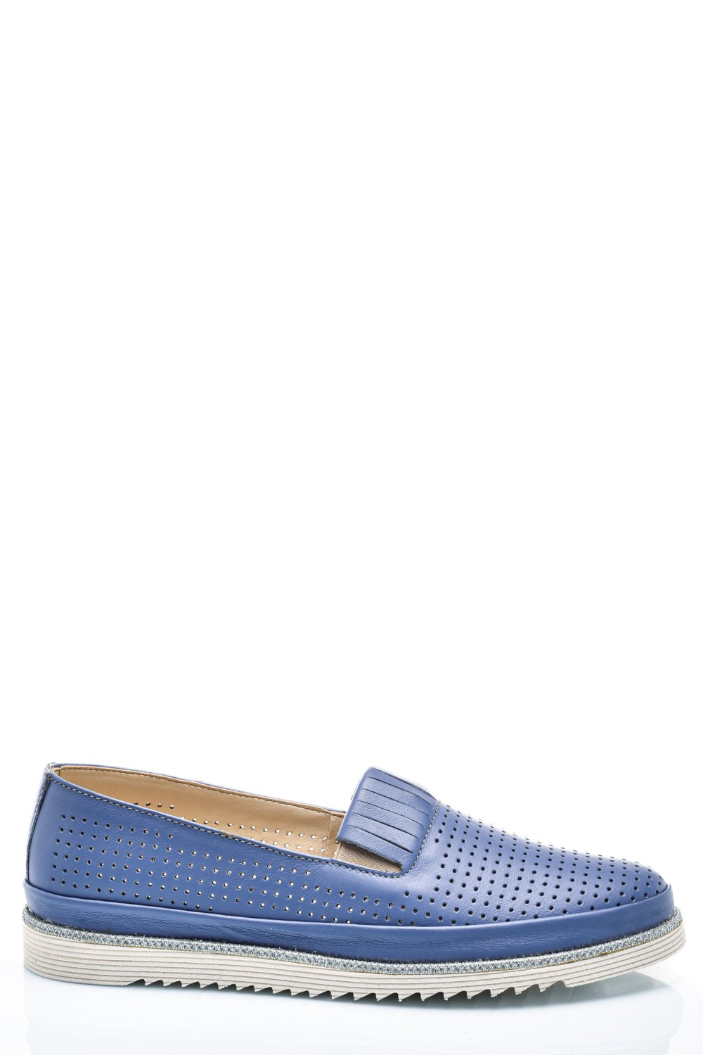 MOCASINI ALBASTRI PIELE NATURALA 2PC36