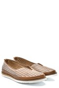 MOCASINI ROZ PIELE NATURALA 1PC26