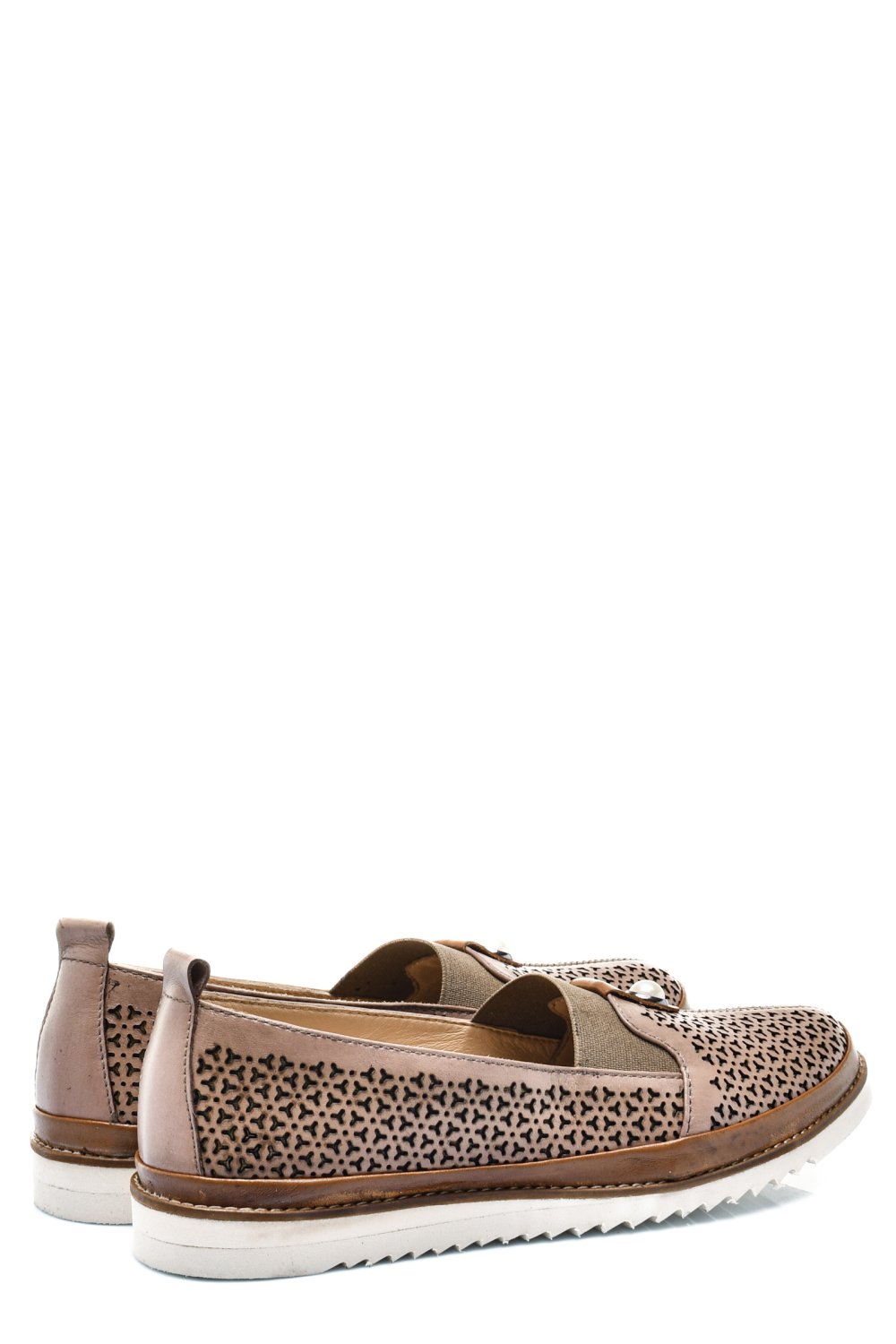 MOCASINI ROZ PIELE NATURALA 1PC25