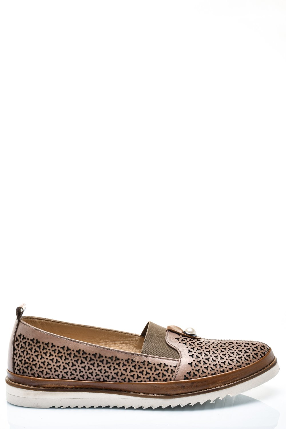 MOCASINI ROZ PIELE NATURALA 1PC25