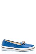 MOCASINI ALBASTRI PIELE NATURALA 1PC07