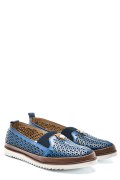 MOCASINI ALBASTRI PIELE NATURALA 1PC25