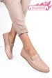 Mocasini roz piele naturala 2pc36