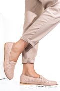 MOCASINI ROZ PIELE NATURALA 2PC36